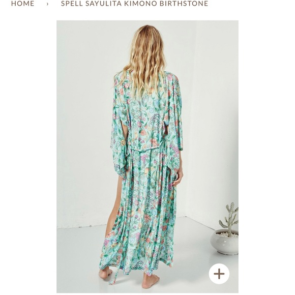 Spell Other - Spell Sayulita kimono in birthstone